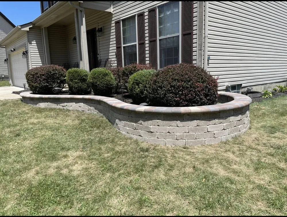 Affordable landscape design for year-round maintenance in Westerville, OH by THR Landscaping