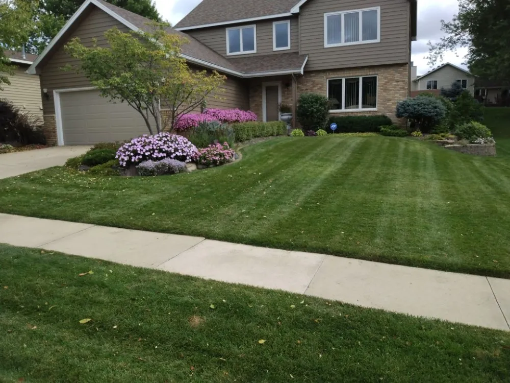 Custom landscaping services with custom design in Rochester, MN by Three Boys Lawn Care
