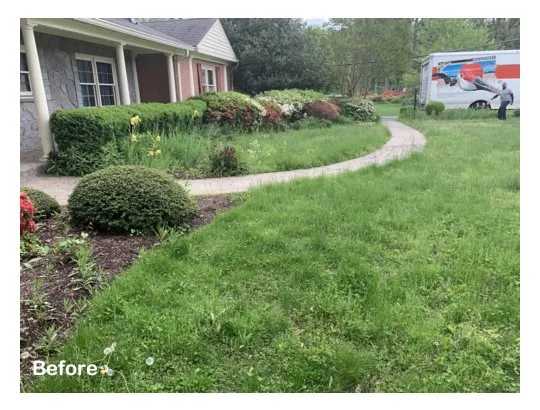 Custom garden landscaping in Brandywine, MD by Three Brothers Lawn Care Services