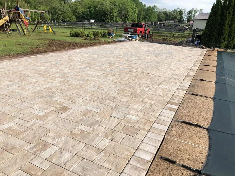 Custom garden landscaping in Freehold, NJ by Three Brothers Maintenance