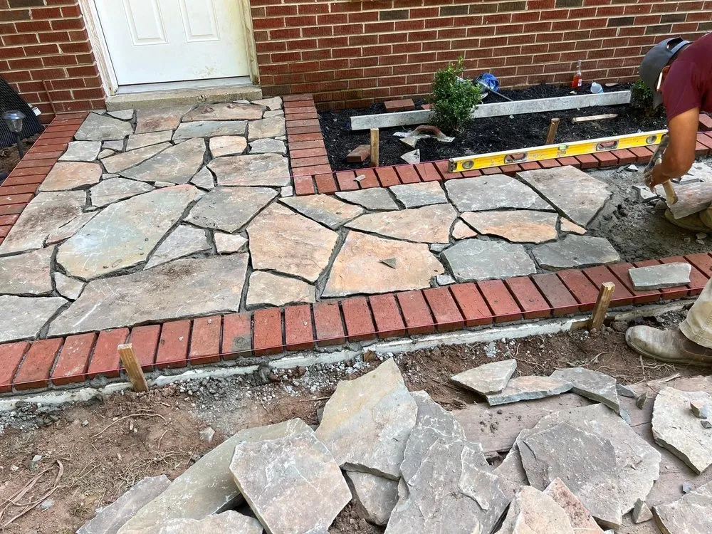Custom residential landscaping in North Englewood, MD - Three Flowers Landscaping
