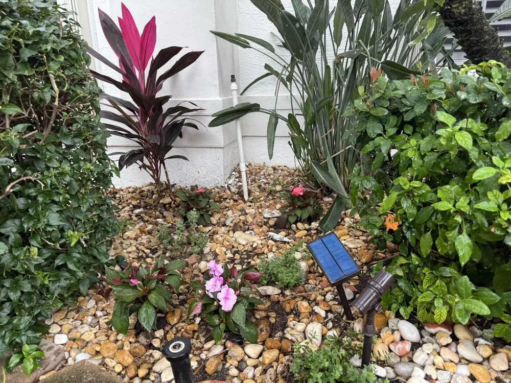 Custom garden landscaping in Lake Worth, FL - Three J Landscape