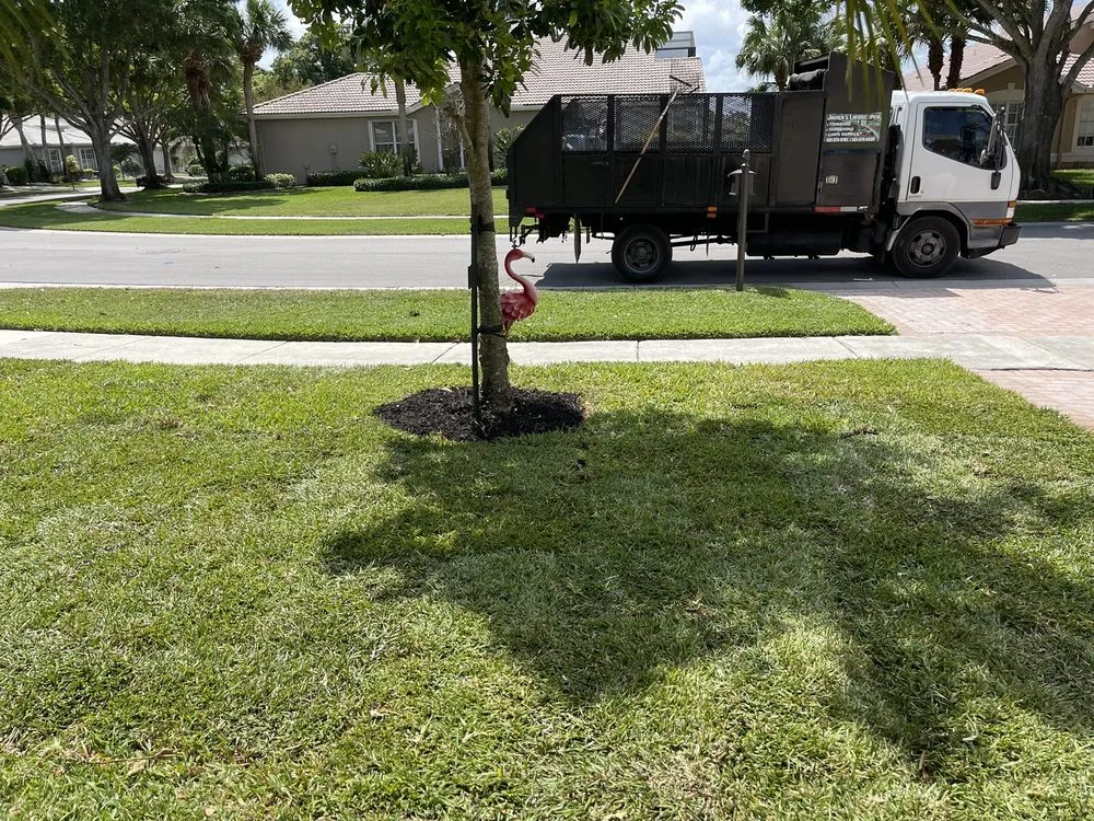 Professional lawn care service in Lake Worth, FL by Three J Landscape