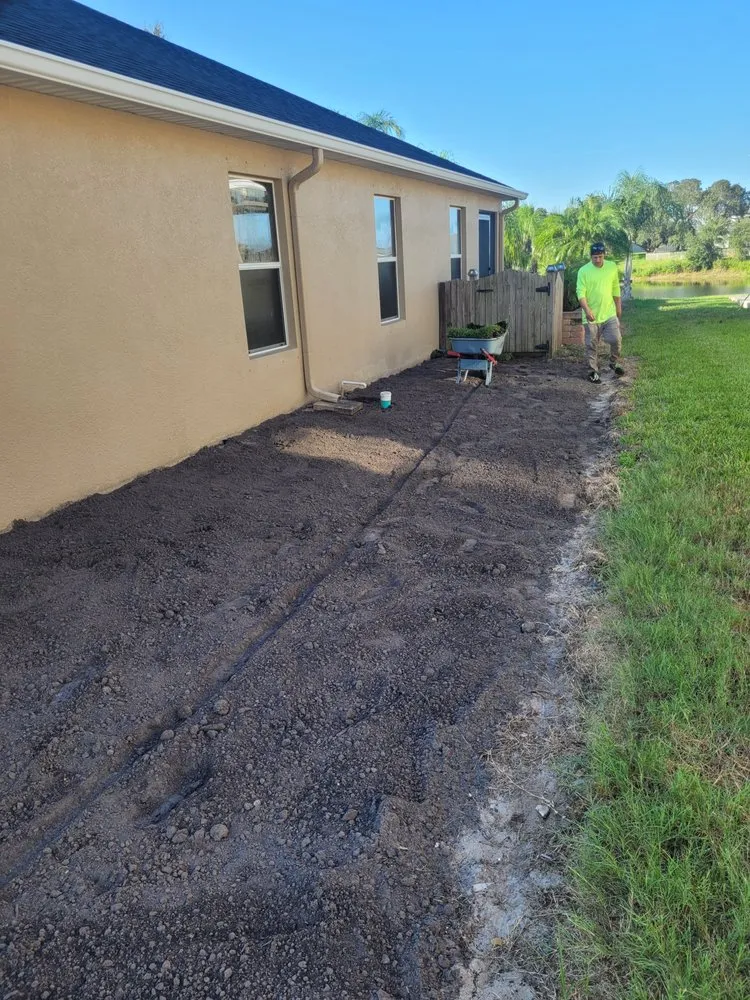 Professional landscape installation with custom design across Brooksville, FL - Three J's Lawn Care