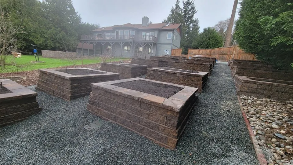 Custom landscape design for residential properties in Oak Harbor, WA by Three Men and a Mower, LLC