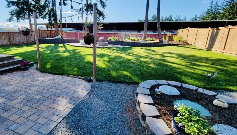 Custom outdoor landscaping for outdoor upgrades in Oak Harbor, WA by Three Men and a Mower, LLC
