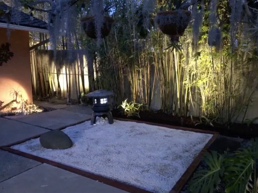 Custom landscape installation in San Clemente, CA by Three Palms Services