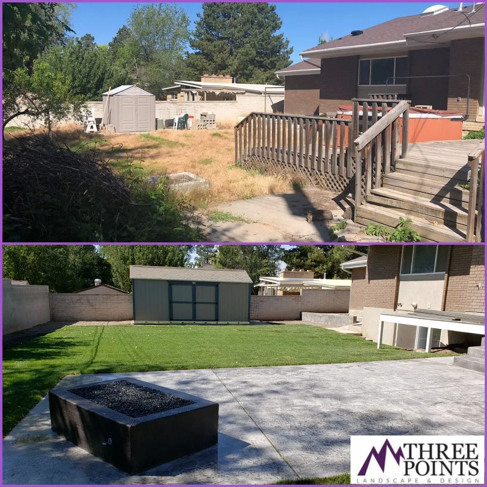 Trusted landscape design for residential properties in Bluffdale, UT by Three Points Landscape and Design
