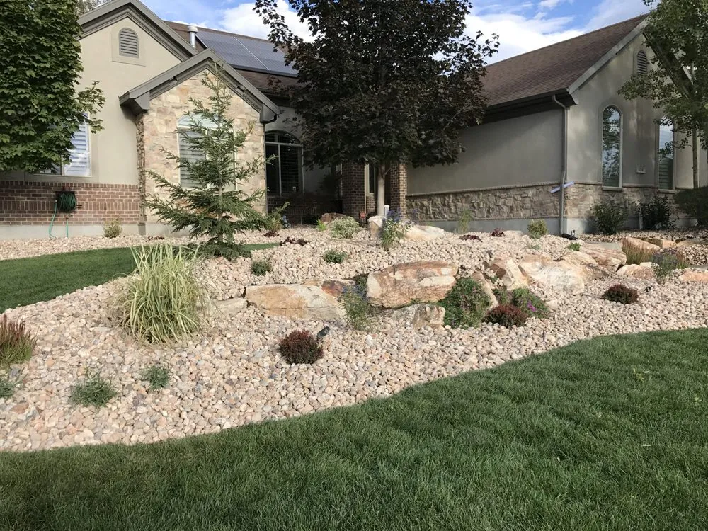Expert lawn mowing service for homes across Bluffdale, UT - Three Points Landscape and Design