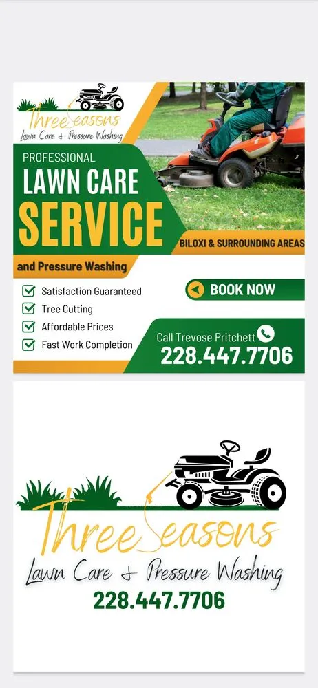 Top-rated yard maintenance in Biloxi, MS - Three Season's Lawn & Pressure Washing