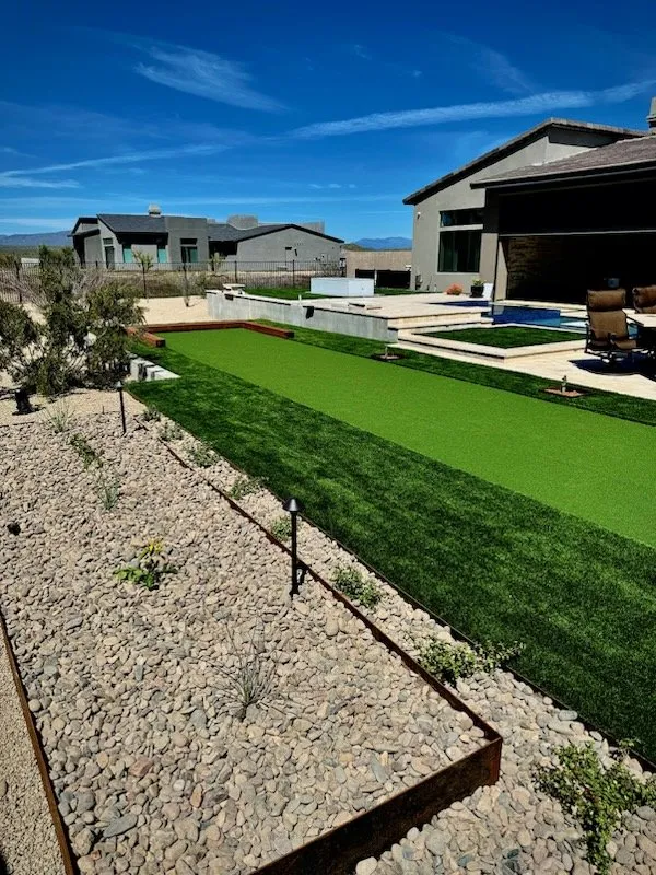 Custom garden landscaping in Scottsdale, AZ by Three Timbers