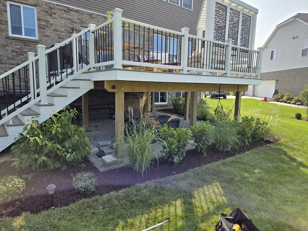 Local landscape design for beautiful yards in Webberville, MI by Three Wooden Crosses Lawn Landscape Design