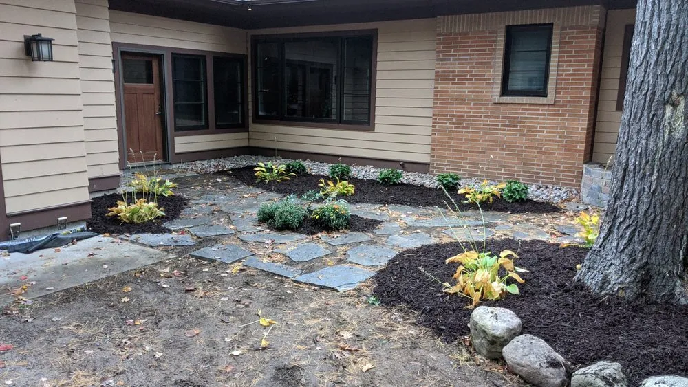 Local landscape design for residential properties in Webberville, MI by Three Wooden Crosses Lawn Landscape Design