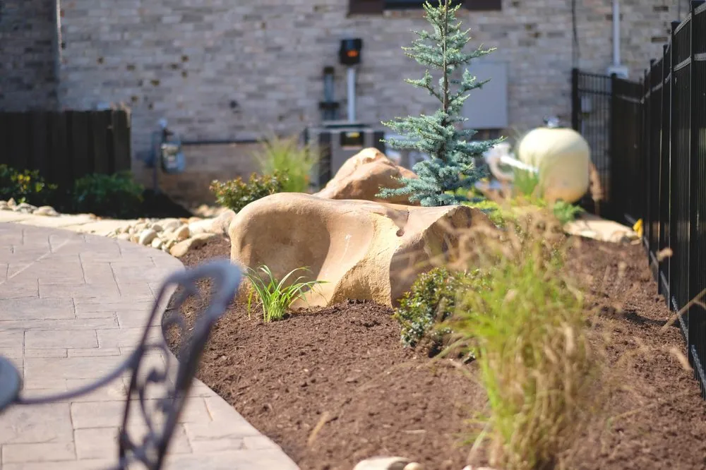 Custom lawn mowing service for homes in Knoxville, TN by Thress Nursery Gardens