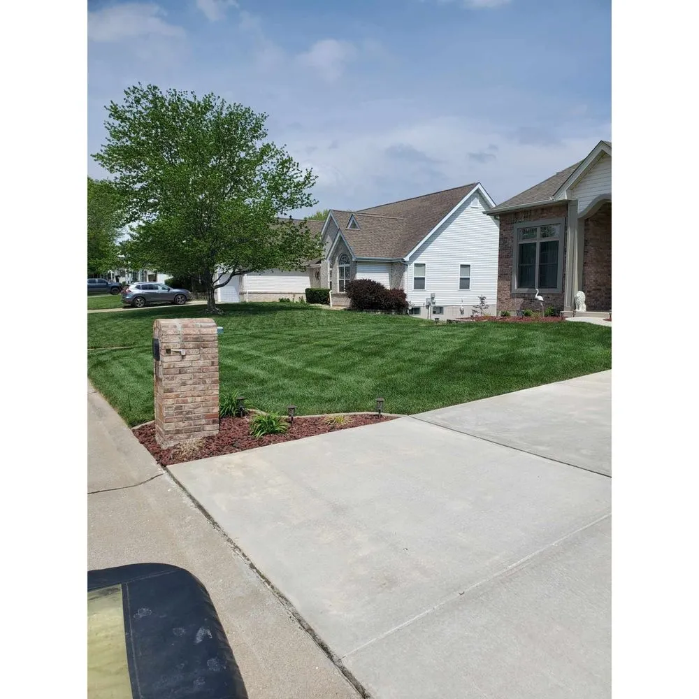 Custom landscape installation for homes in Saint Charles, MO by Thrive Lawn Care