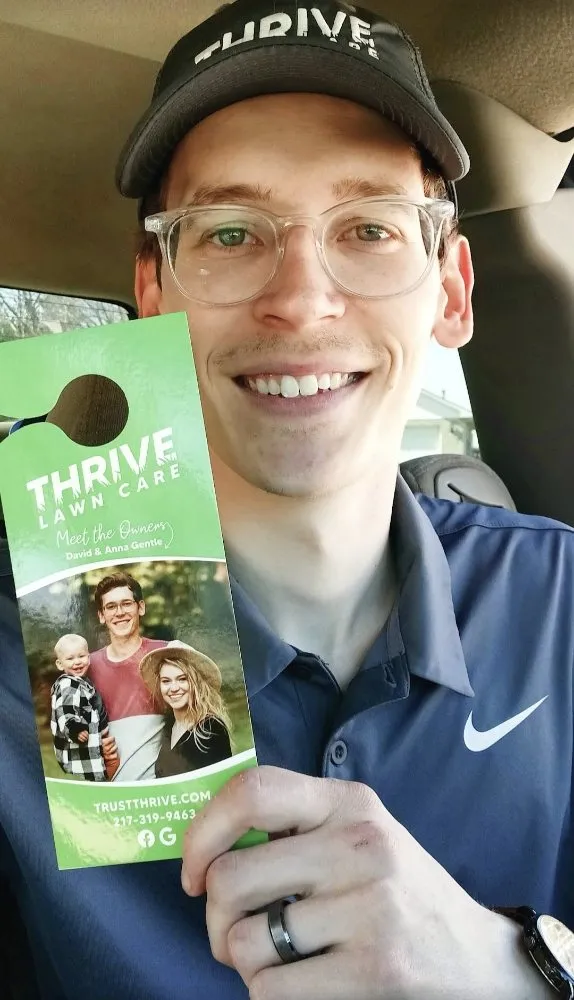 Local landscape installation in Springfield, IL by Thrive Lawn Care