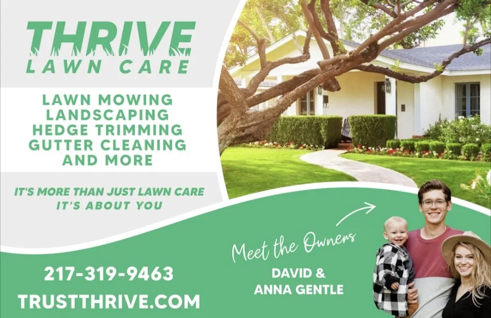 Reliable lawn mowing service for outdoor upgrades in Springfield, IL by Thrive Lawn Care