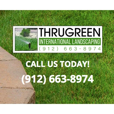 Custom lawn mowing service for residential properties in Savannah, GA by Thrugreen International Landscaping