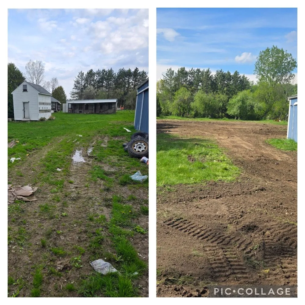 Expert lawn mowing service for homes in North Branch, MI by Thumbs up excavation