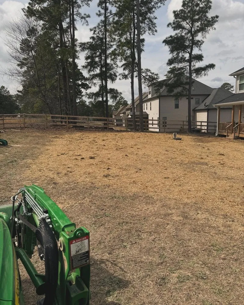 Local landscape installation for homes in Fayetteville, NC by Thumbs Up Landscaping
