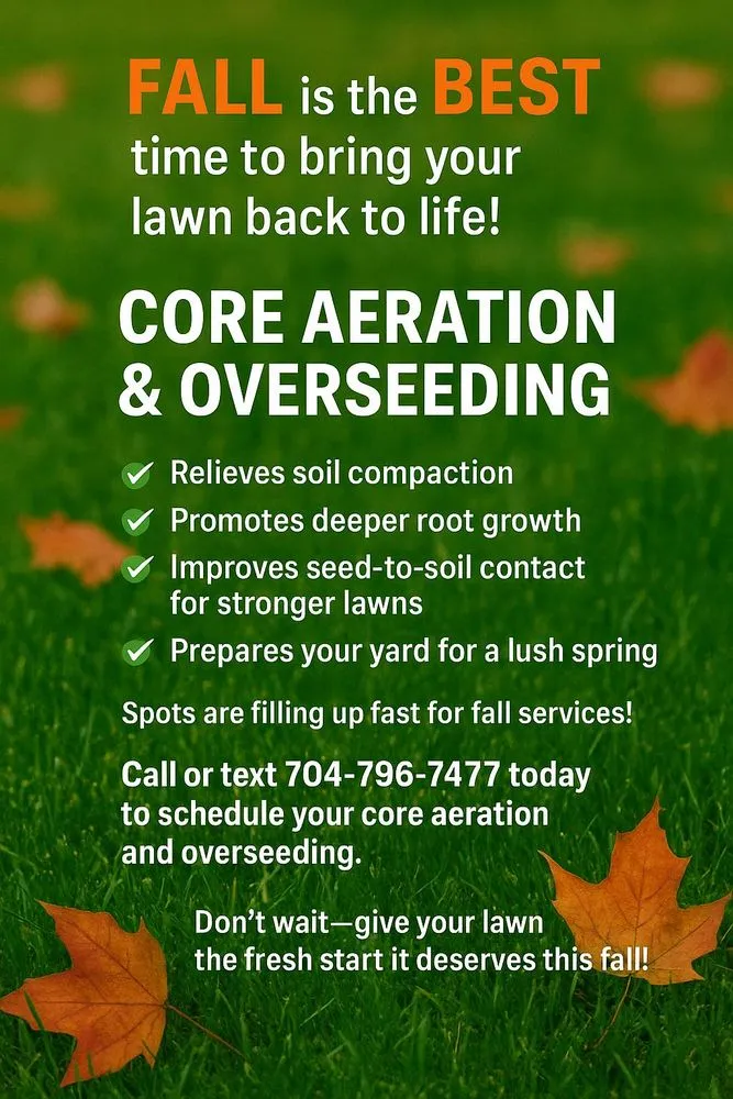 Local lawn mowing service for beautiful yards in Concord, NC by Thumbsup Service