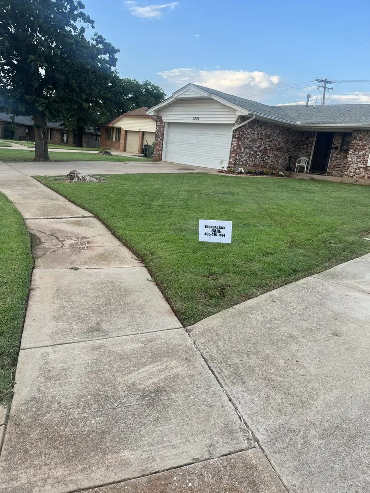 Reliable landscaping services in Spencer, OK by Thunda Lawn Care Service