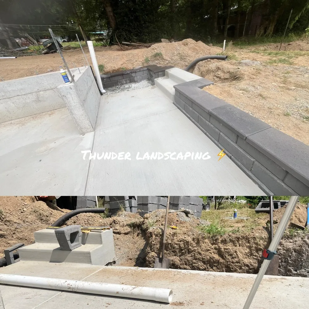 Affordable lawn care service for homes in Burlington, WA by Thunder Landscaping