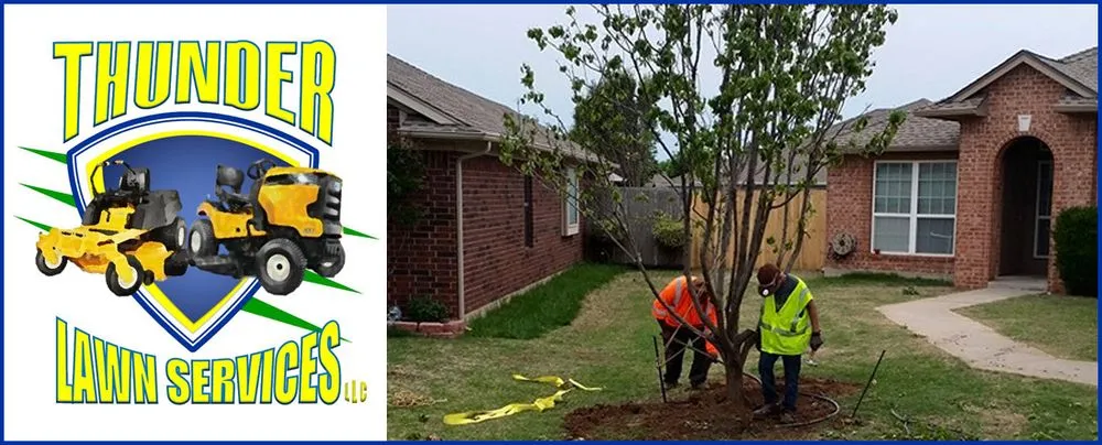Local lawn mowing service for outdoor upgrades in Oklahoma City, OK by Thunder Lawn Services