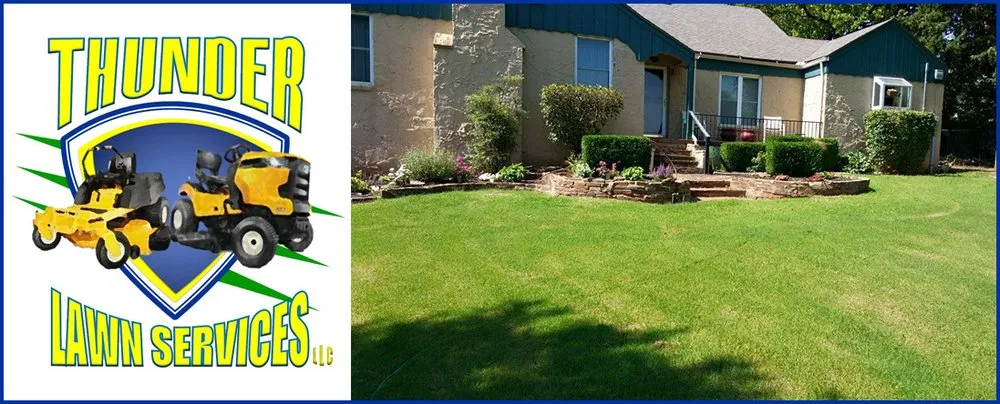 Top-rated lawn care service for homes in Oklahoma City, OK by Thunder Lawn Services