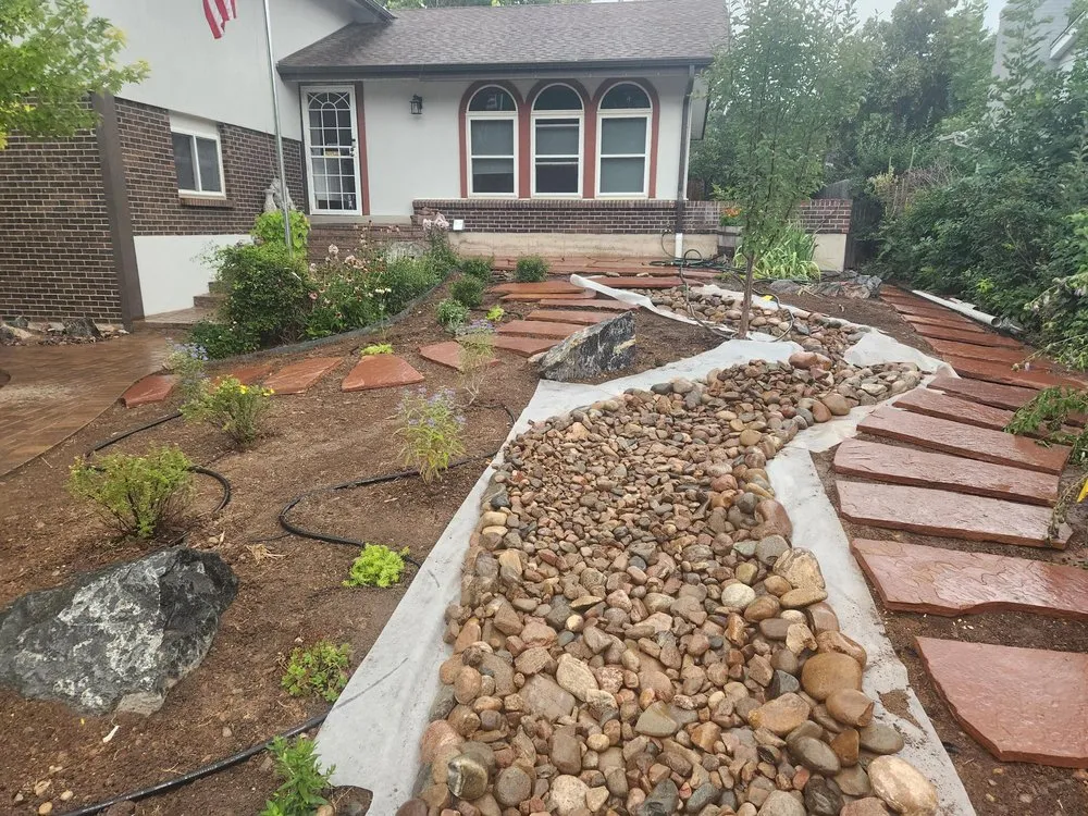 Reliable garden landscaping for residential properties in Englewood, CO by Thunderbird Design