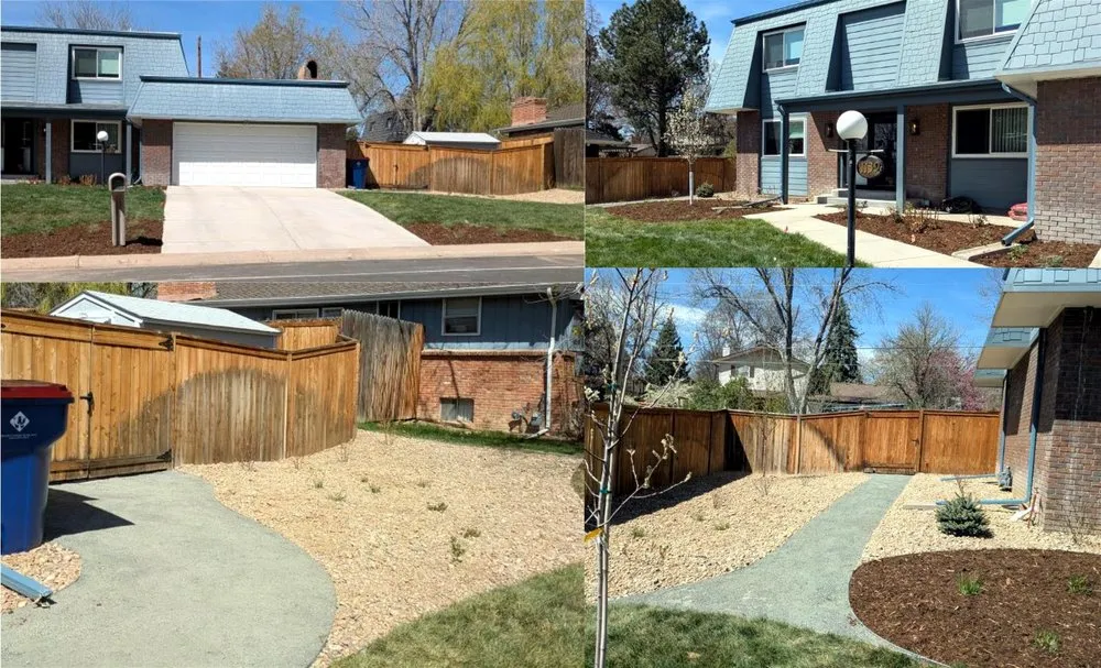 Professional yard cleanup service in Englewood, CO by Thunderbird Design