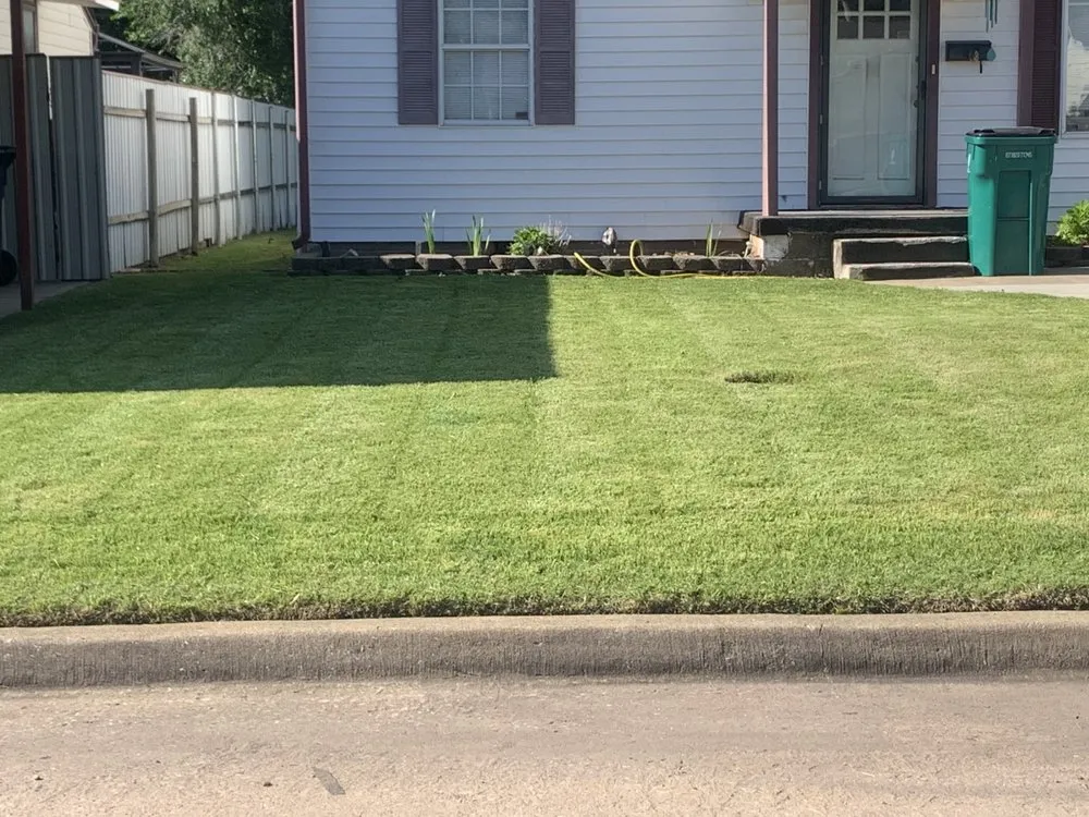 Custom garden landscaping with custom design across Oklahoma City, OK - Thurau Total Lawn And Landscape