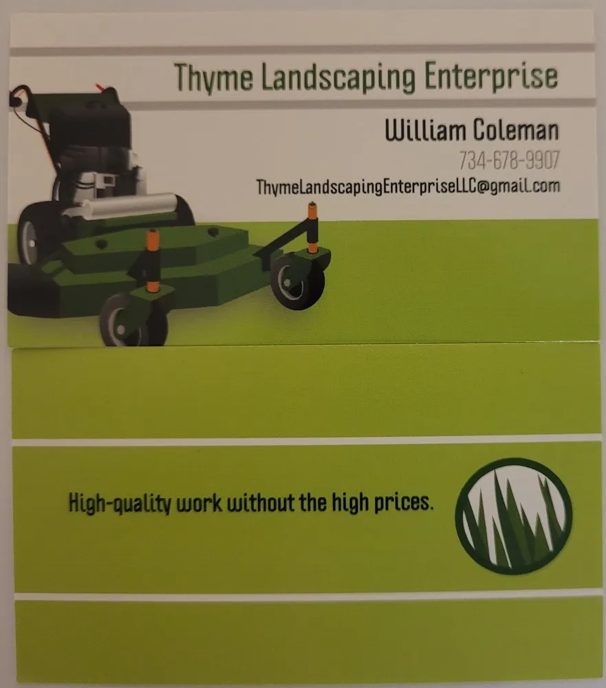 Local landscape design for year-round maintenance in Ypsilanti, MI by Thyme Landscaping Enterprise