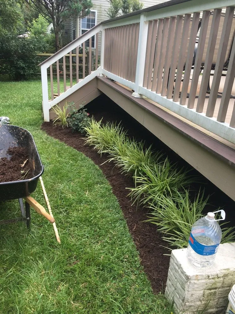 Custom yard cleanup service for homes in Frederick, MD by Tibes Landscaping Maintenance