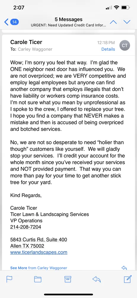 Local yard maintenance in Allen, TX by Ticer Lawn & Landscaping Services
