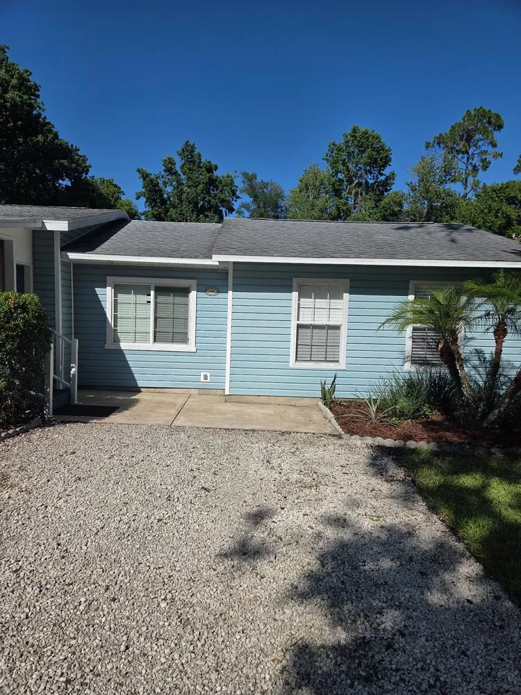 Custom garden landscaping in New Smyrna Beach, FL by Tidal Wave Enterprises