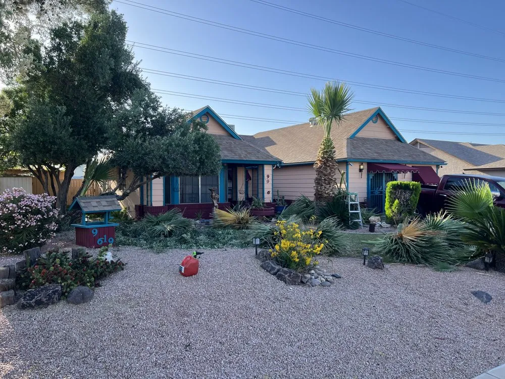 Professional yard cleanup service for residential properties in El Mirage, AZ by Tidos Home Services