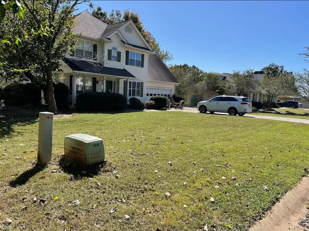 Custom outdoor landscaping in Gainesville, GA by Tidy Turf Lawn Care