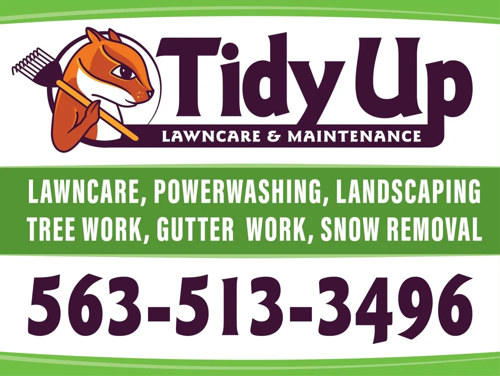 Affordable outdoor landscaping with custom design in Dubuque, IA by Tidy Up Lawncare and Maintenance