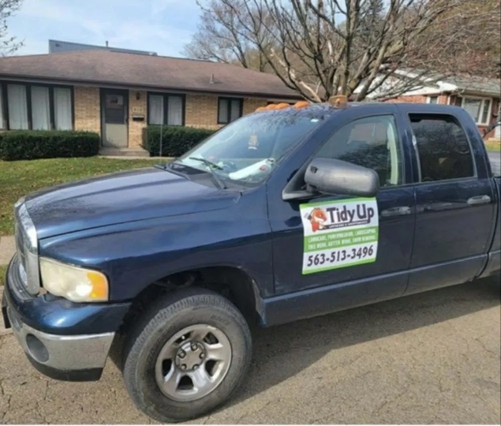 Trusted landscape design for homes in Dubuque, IA by Tidy Up Lawncare and Maintenance