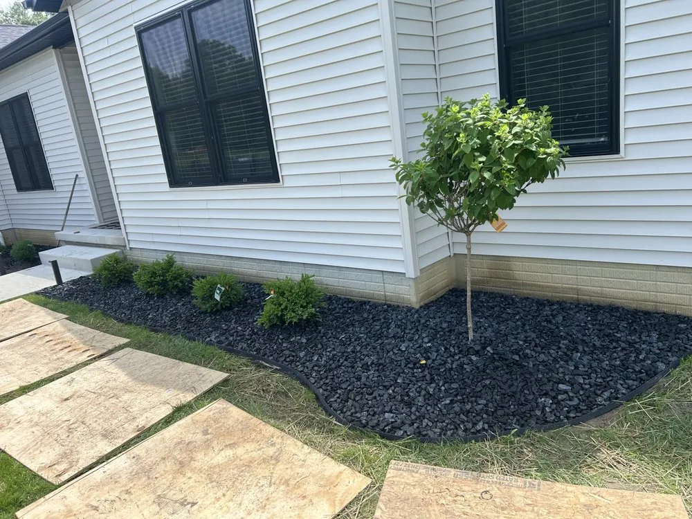Professional garden landscaping for residential properties across Warren, OH - Tier One Landscaping & Excavating