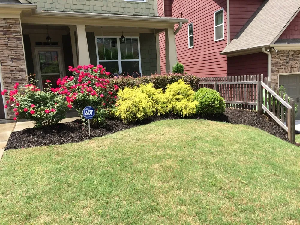 Professional landscape installation in Acworth, GA by Tierra Bella Landscaping