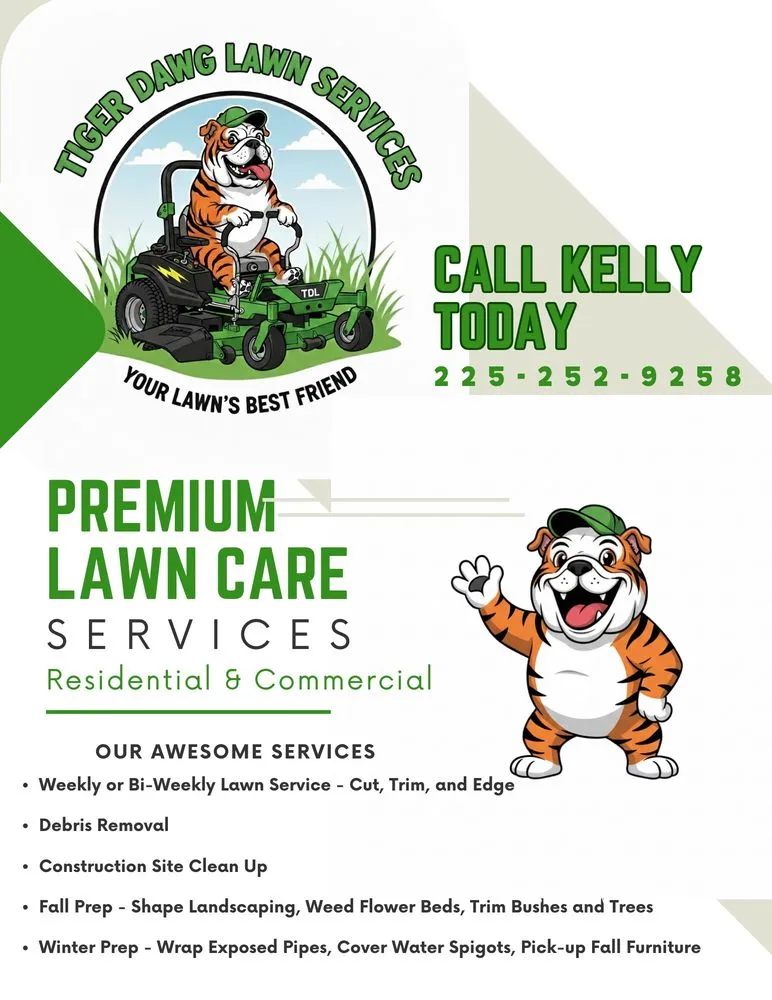 Trusted landscape installation experts serving Baton Rouge, LA - Tiger Dawg Lawn Services