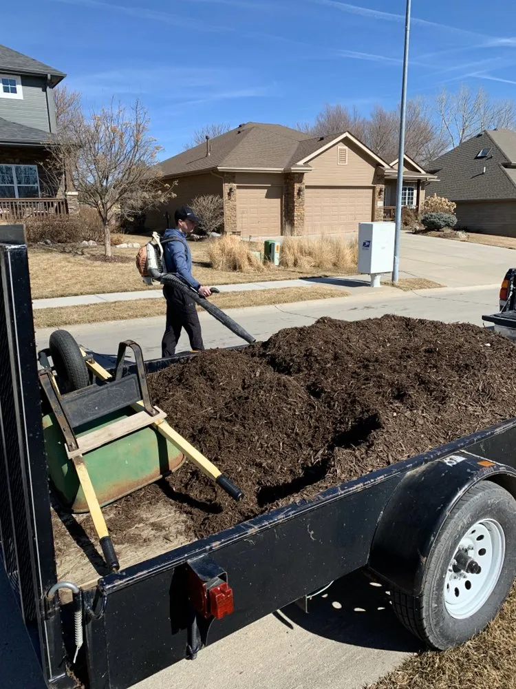 Professional outdoor landscaping in Papillion, NE by Tiger Stripe Lawn Care