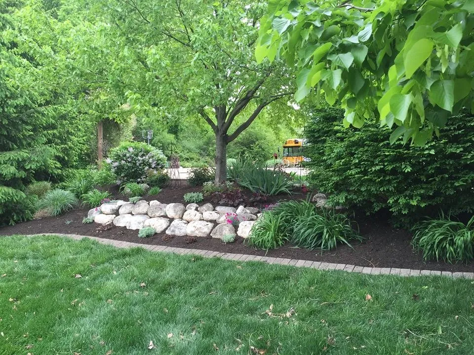 Custom residential landscaping in Terre Haute, IN by Tiger Stripe Lawns