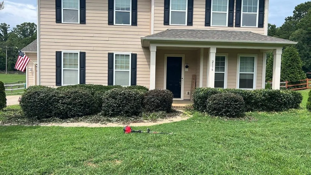 Custom lawn mowing service in Concord, NC by Tiger Walk Landscaping