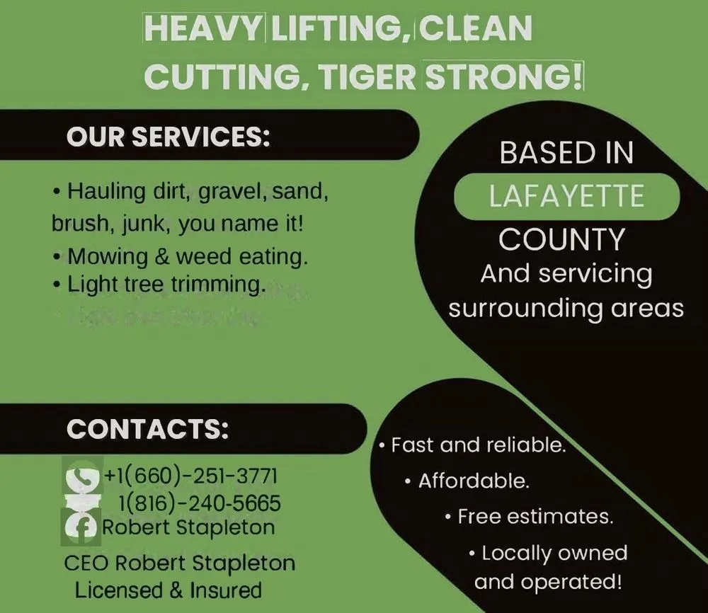 Affordable residential landscaping in Wellington, MO - Tigers Contracting