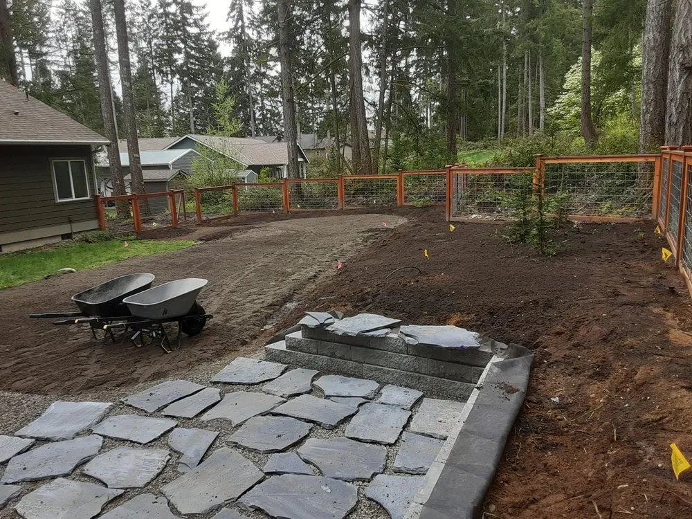 Expert outdoor landscaping with custom design in Gig Harbor, WA by Tigers Landscape and Construction