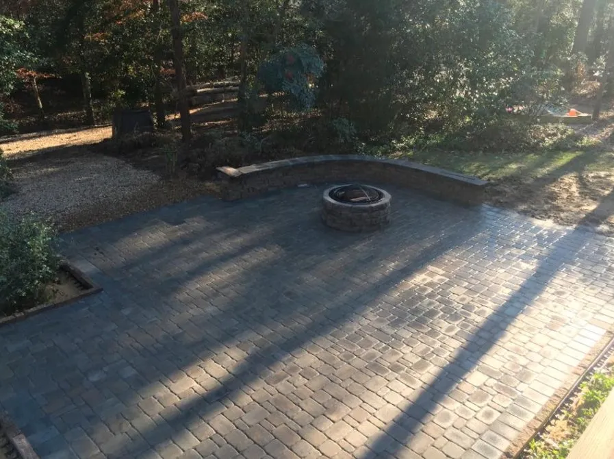 Custom garden landscaping in Williamsburg, VA by Tiki Tree and Landscape