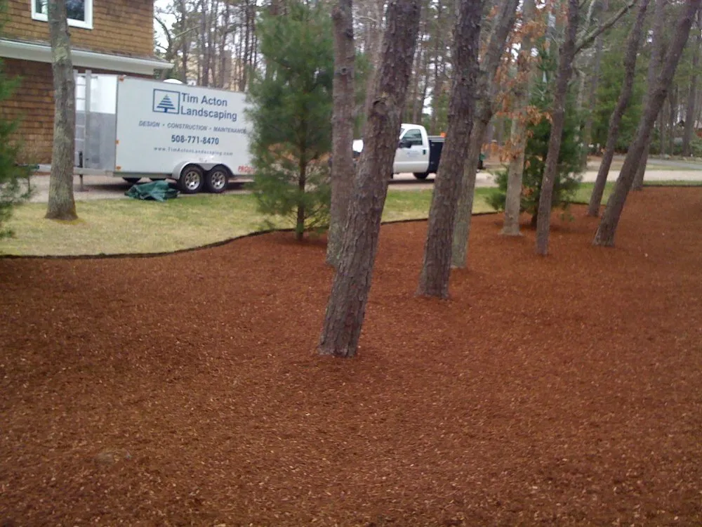 Custom yard cleanup service for homes in Centerville, MA by Tim Acton Landscaping
